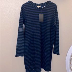Brand New Striped Long Sleeved Dress